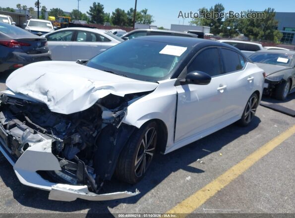3N1AB8DV6MY244897 2021 NISSAN SENTRA White Передня ліва чверть