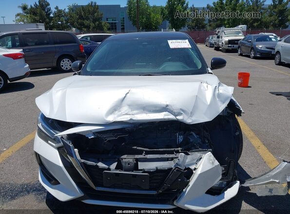 3N1AB8DV6MY244897 2021 NISSAN SENTRA White Вид щитка приладів