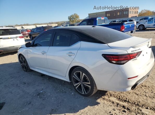 3N1AB8DV6MY327214 2021 NISSAN SENTRA Two Tone Հետևի ձախ