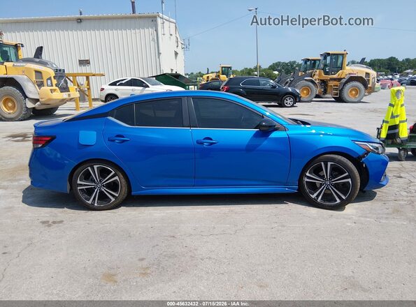 3N1AB8DV6PY298995 2023 NISSAN SENTRA Синий Панорамный вид салона 360°