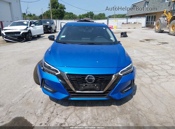 3N1AB8DV6PY298995 2023 NISSAN SENTRA Синий Вид задней части салона