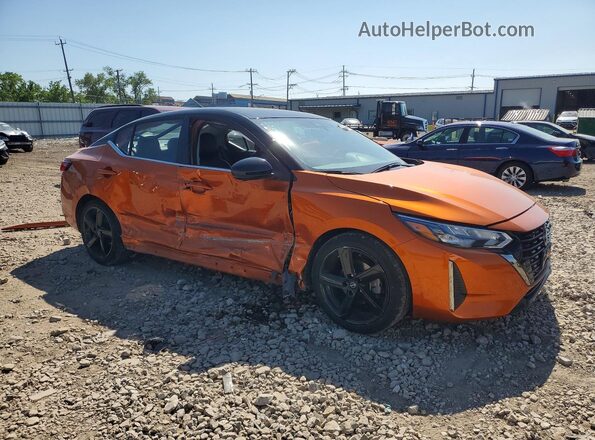 3N1AB8DV6RY371771 2024 NISSAN SENTRA Orange Передня права чверть