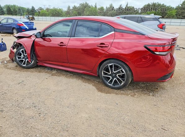 3N1AB8DV6SY235002 2025 NISSAN SENTRA Red Задня ліва чверть