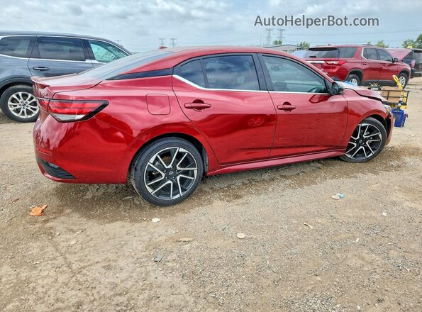 3N1AB8DV6SY235002 2025 NISSAN SENTRA Red Задня права чверть