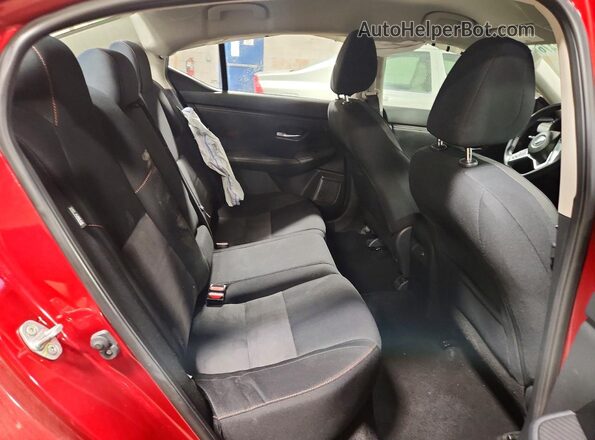 3N1AB8DV7MY232905 2021 NISSAN SENTRA Красный Вид задних сидений