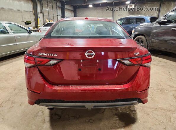 3N1AB8DV7MY232905 2021 NISSAN SENTRA Красный Вид сзади