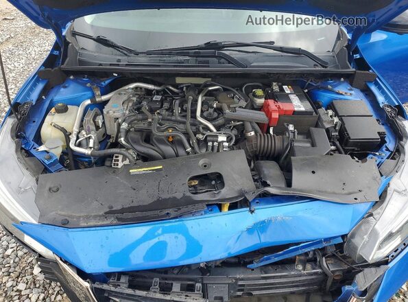 3N1AB8DV7MY280727 2021 NISSAN SENTRA Blue Вид задньої частини салону