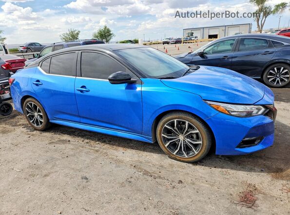 3N1AB8DV7PY230916 2023 NISSAN SENTRA Blue წინა მარჯვენა