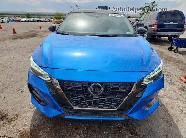 3N1AB8DV7PY230916 2023 NISSAN SENTRA Blue წინა ხედი