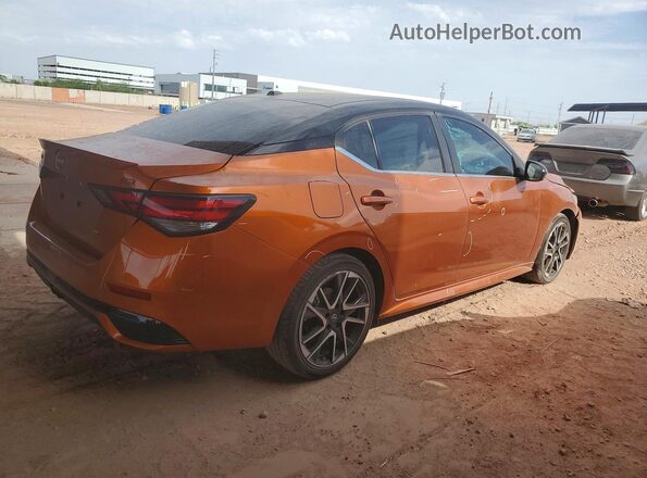 3N1AB8DV7RY275390 2024 NISSAN SENTRA Orange უკანა მარჯვენა