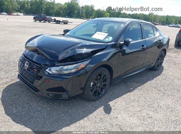 3N1AB8DV7SY321533 2025 NISSAN SENTRA Black Przód lewy