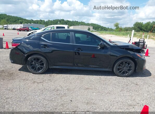 3N1AB8DV7SY321533 2025 NISSAN SENTRA Black Widok wnętrza 360 stopni