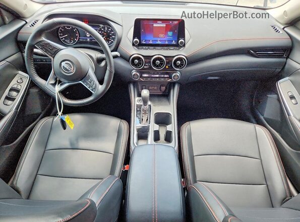 3N1AB8DV7SY345587 2025 NISSAN SENTRA Gray Вид панелі приладів