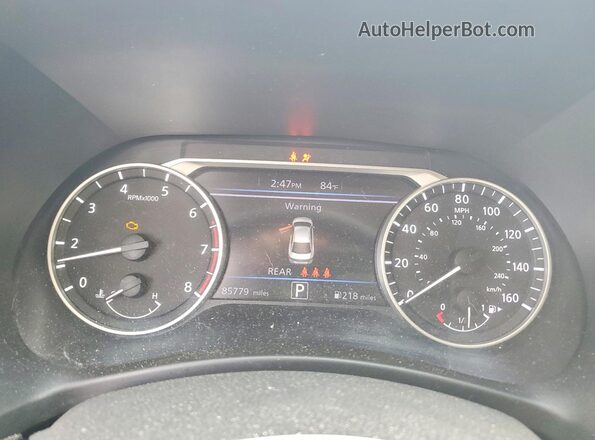 3N1AB8DV8MY227079 2021 NISSAN SENTRA Orange ხელსაწყოთა პანელის ხედი