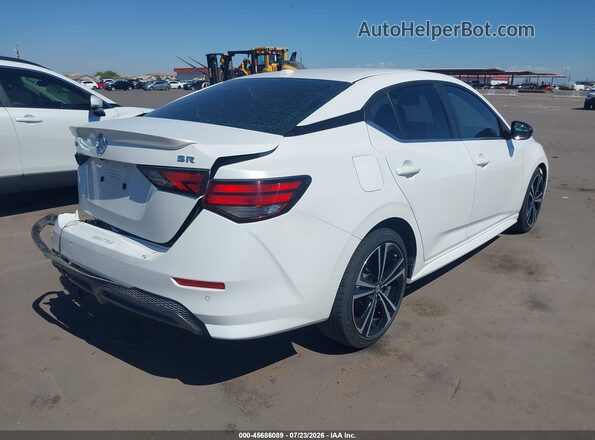 3N1AB8DV8MY245484 2021 NISSAN SENTRA SR W/CONTINUO Белый Задняя правая четверть