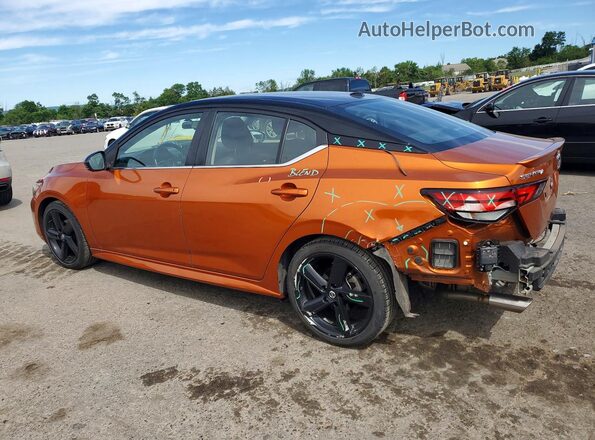 3N1AB8DV8MY320152 2021 NISSAN SENTRA Orange Rear left