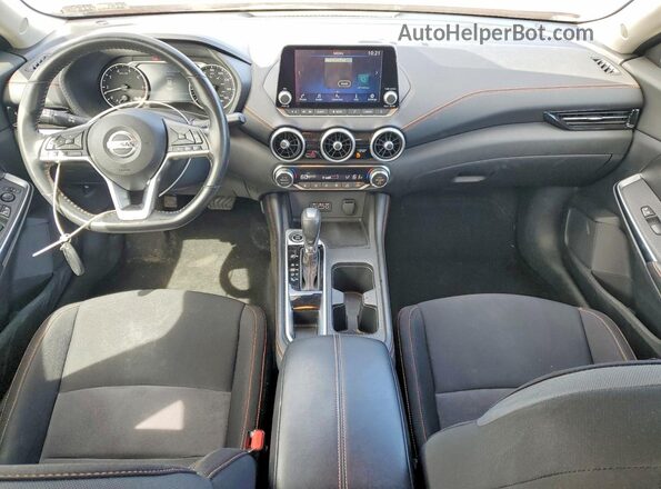 3N1AB8DV8MY320152 2021 NISSAN SENTRA Orange Dashboard view