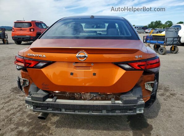 3N1AB8DV8MY320152 2021 NISSAN SENTRA Orange Rear view