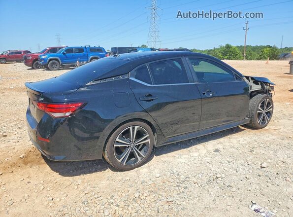 3N1AB8DV8PY230567 2023 NISSAN SENTRA Черный Задняя правая четверть