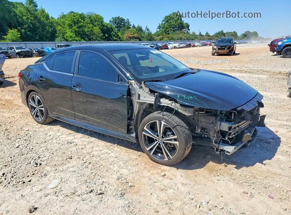3N1AB8DV8PY230567 2023 NISSAN SENTRA Черный Передняя правая четверть