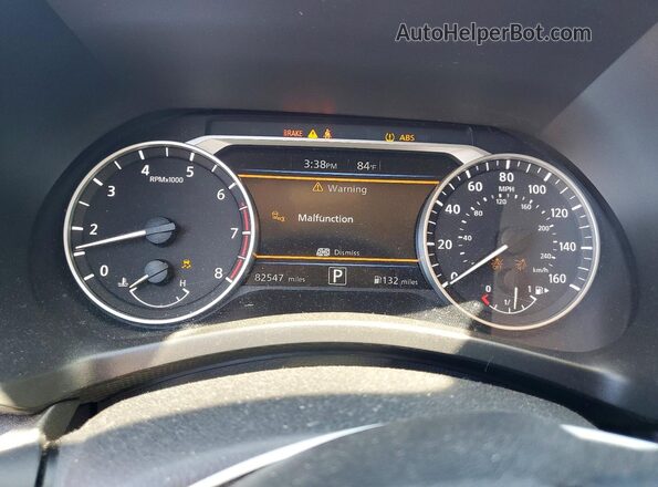 3N1AB8DV8PY230567 2023 NISSAN SENTRA Черный Вид щитка приборов