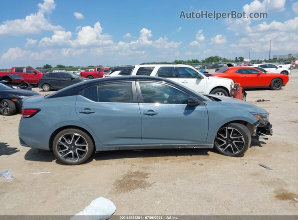 3N1AB8DV8RY369584 2024 NISSAN SENTRA Blue Vista interior trasera