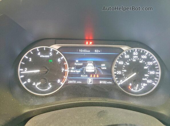 3N1AB8DV8RY389947 2024 NISSAN SENTRA Красный Вид щитка приборов