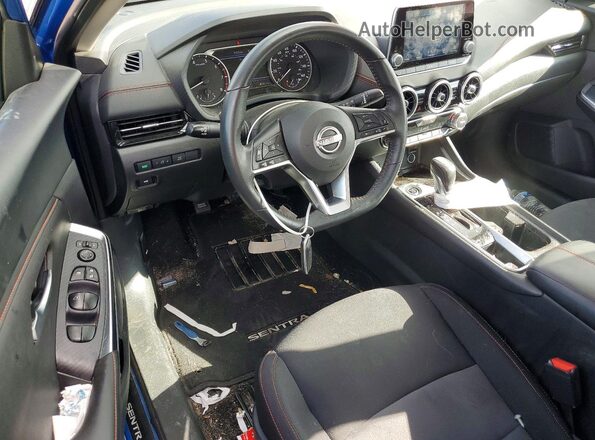 3N1AB8DV9RY279375 2024 NISSAN SENTRA Blue Առջևի վահանակի տեսք
