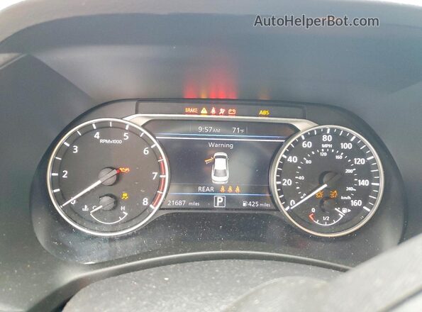3N1AB8DV9RY303304 2024 NISSAN SENTRA Blue Vista del cuadro de instrumentos