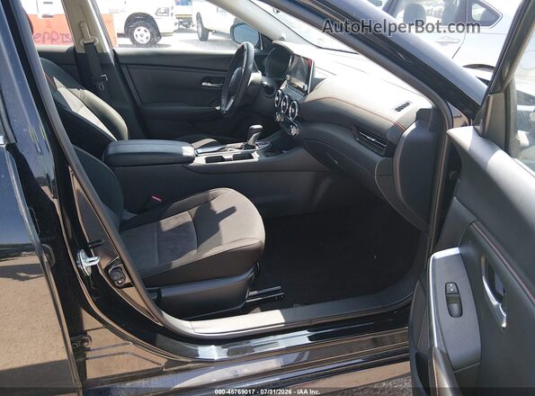 3N1AB8DV9SY310825 2025 NISSAN SENTRA Черный Вид салона спереди