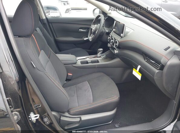 3N1AB8DV9SY331562 2025 NISSAN SENTRA Black Widok wnętrza z przodu