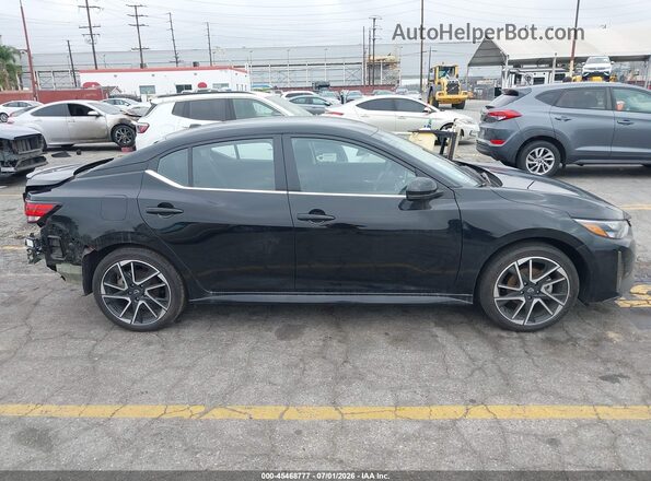 3N1AB8DV9SY331562 2025 NISSAN SENTRA Black Widok wnętrza 360 stopni