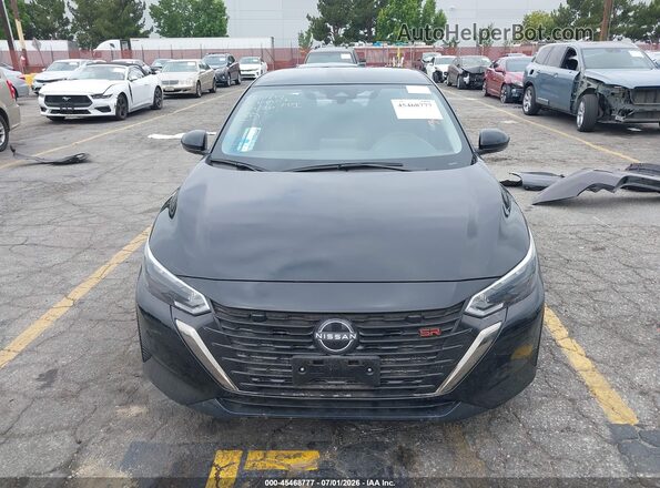 3N1AB8DV9SY331562 2025 NISSAN SENTRA Black Widok wnętrza z tyłu