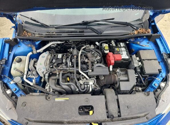 3N1AB8DVXMY252131 2021 NISSAN SENTRA Blue უკანა სალონის ხედი