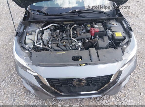 3N1AB8DVXMY260374 2021 NISSAN SENTRA Silver Widok z tyłu