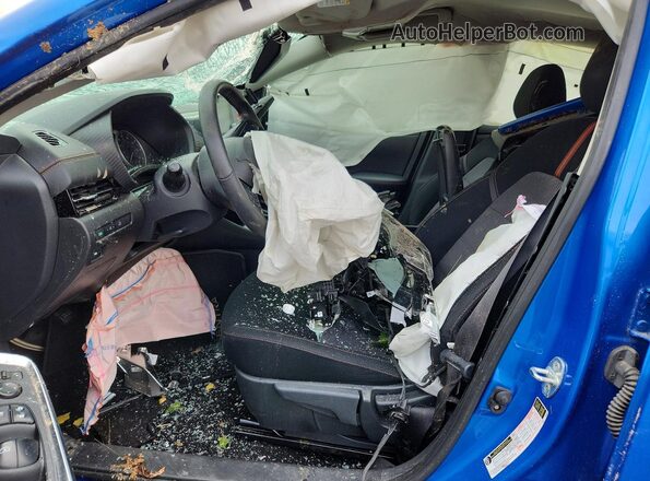 3N1AB8DVXMY268278 2021 NISSAN SENTRA Blue Front interior view