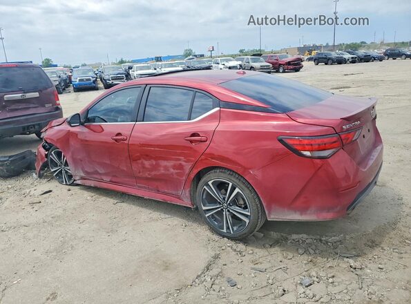 3N1AB8DVXNY315732 2022 NISSAN SENTRA Red Հետևի ձախ