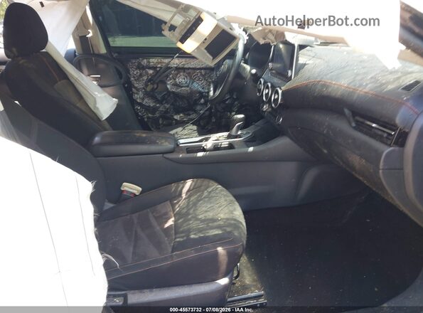 3N1AB8DVXPY235883 2023 NISSAN SENTRA Black Widok wnętrza z przodu