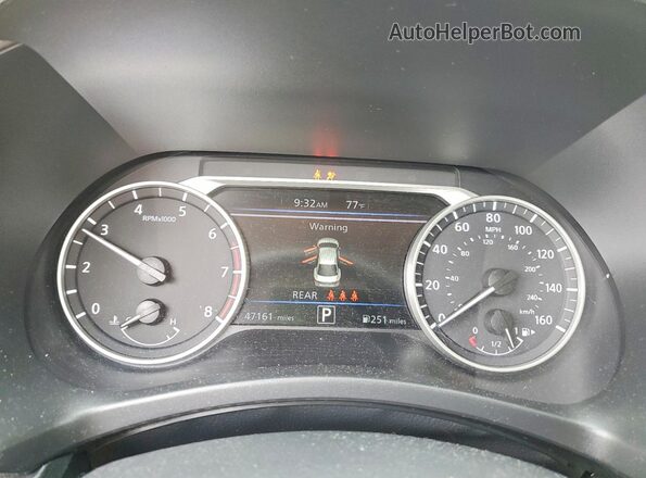 3N1AB8DVXPY242526 2023 NISSAN SENTRA Gray Вид щитка приладів