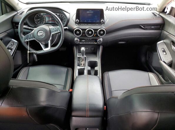 3N1AB8DVXPY242526 2023 NISSAN SENTRA Gray Вид панелі приладів