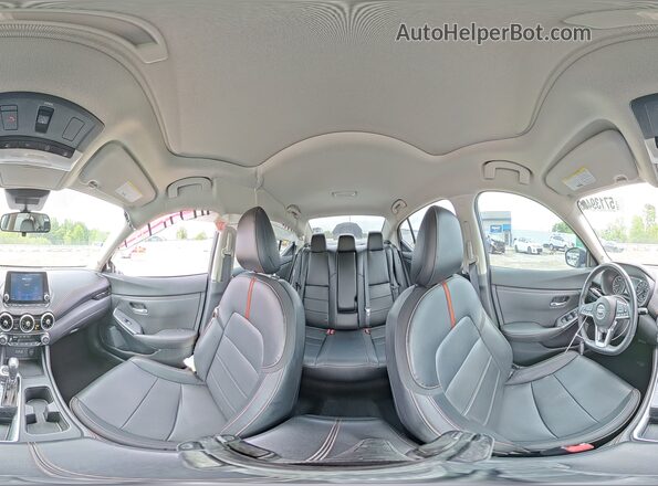3N1AB8DVXPY242526 2023 NISSAN SENTRA Gray Панорамний вид салону 360°