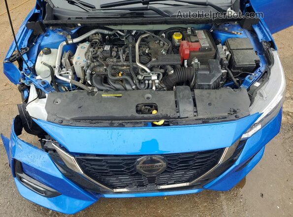 3N1AB8DVXPY309576 2023 NISSAN SENTRA Blue Սալոնի հետևի տեսք