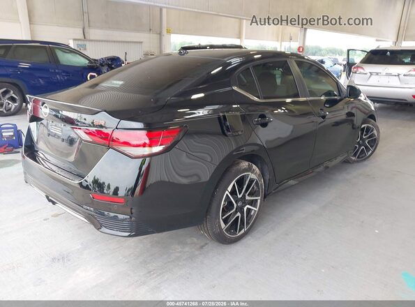 3N1AB8DVXRY317390 2024 NISSAN SENTRA Черный Задняя правая четверть