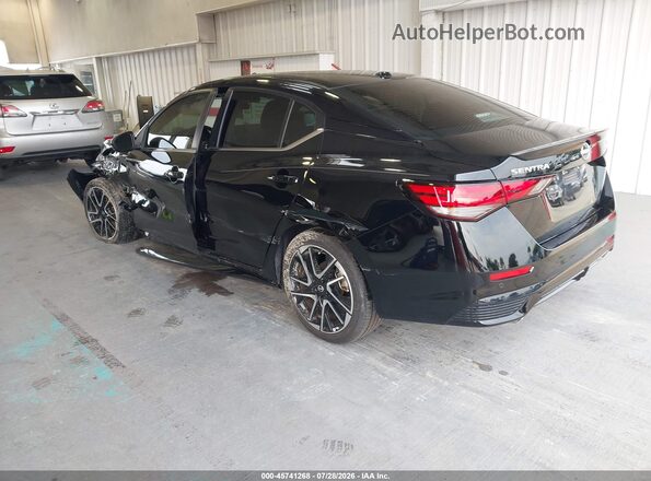 3N1AB8DVXRY317390 2024 NISSAN SENTRA Черный Задняя левая четверть