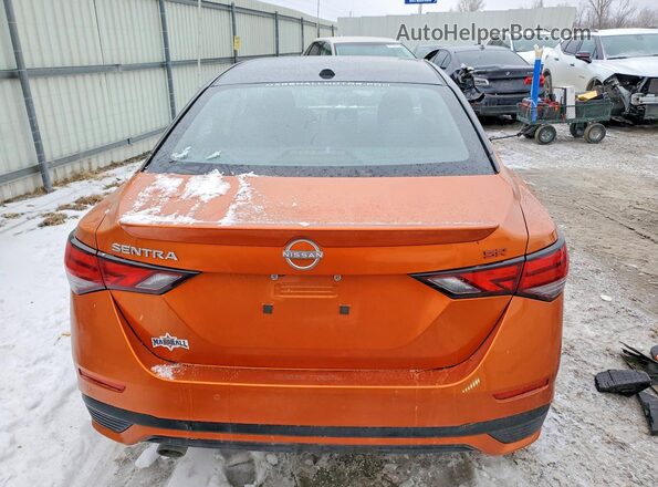 3N1AB8DVXRY342242 2024 NISSAN SENTRA Оранжевый Вид сзади
