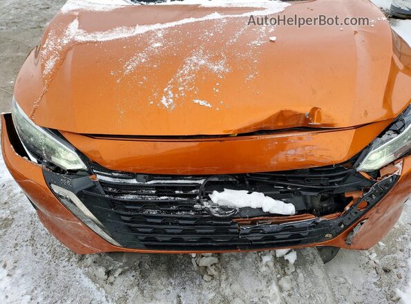 3N1AB8DVXRY342242 2024 NISSAN SENTRA Оранжевый Вид задней части салона