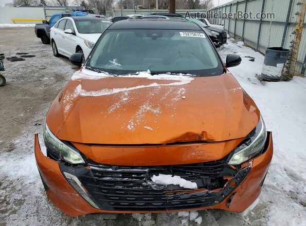 3N1AB8DVXRY342242 2024 NISSAN SENTRA Оранжевый Вид спереди