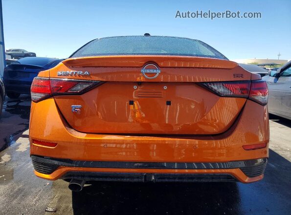 3N1AB8DVXSY227727 2025 NISSAN SENTRA Orange უკანა ხედი