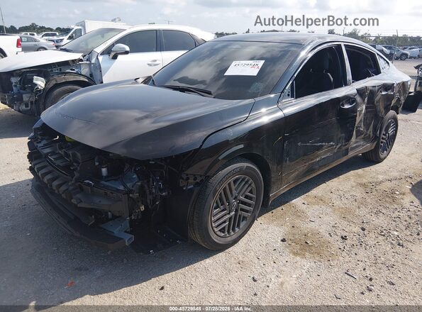 3N1AB9CV4TY279038 2026 NISSAN SENTRA Black წინა მარცხენა ხედი სამი მეოთხედიდან