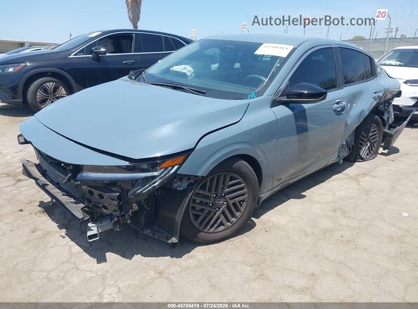 3N1AB9CV6TY238961 2026 NISSAN SENTRA Light Blue წინა მარცხენა ხედი სამი მეოთხედიდან